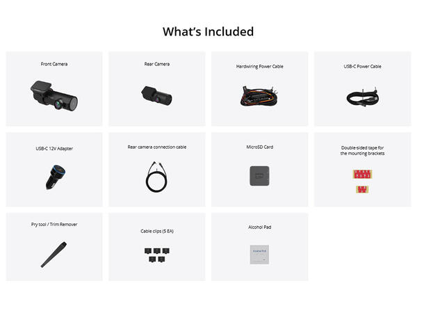 BlackVue Dashbordkamera 2 kanals 64GB 4K, WiFi, GPS, 30 b/s