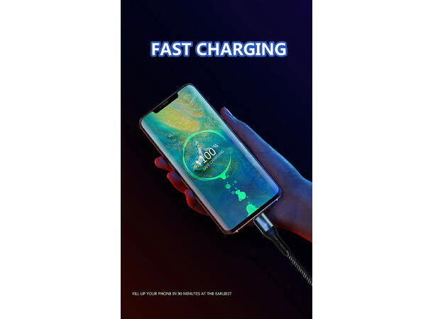 ConnectED Phone Kabel 1 meter Type-C USB til USB Type-C