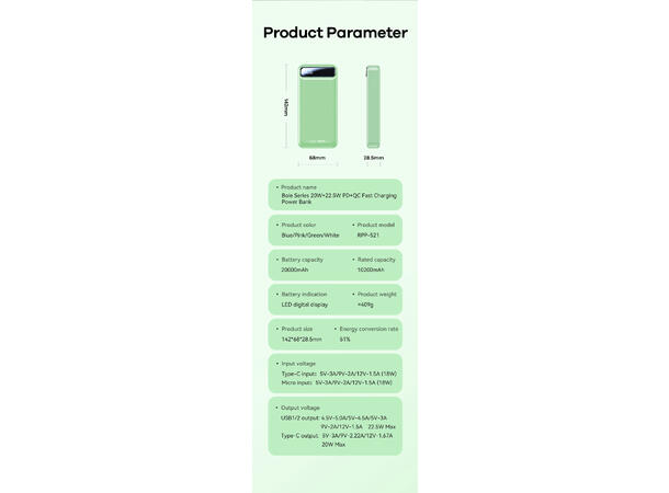 ConnectED powebank 20.000mAh Rask og kraftig