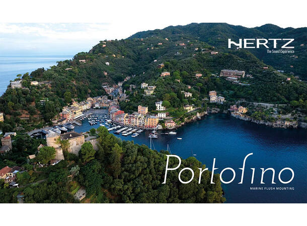 Hertz Marine PORTOFINO 77 XW, 7,7" koax Vegg/tak montering,Sprutsikker IP65,200W 