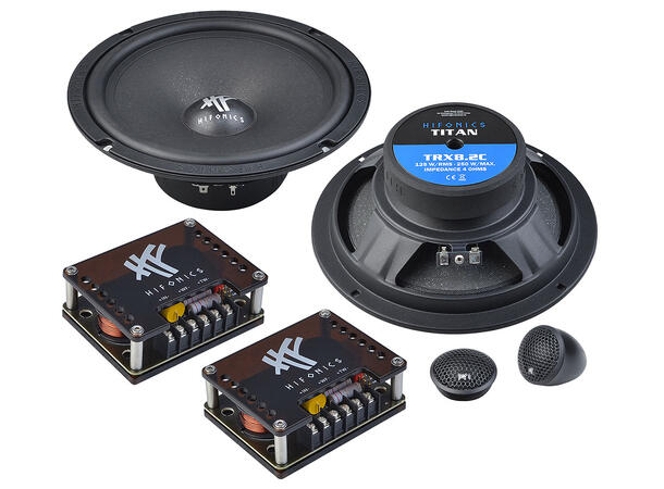 HiFonics TITAN 2-veis 8" komposett 20 cm (8") Komponentsett