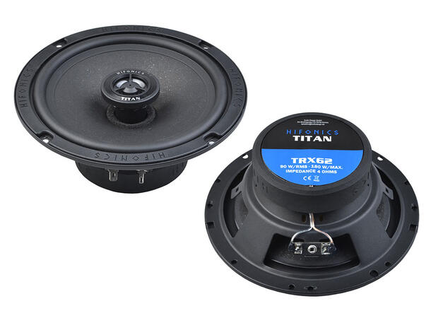 HiFonics TITAN 6,5" 2-veis koaxial 16,5 cm (6,5") 2-veis koaksial