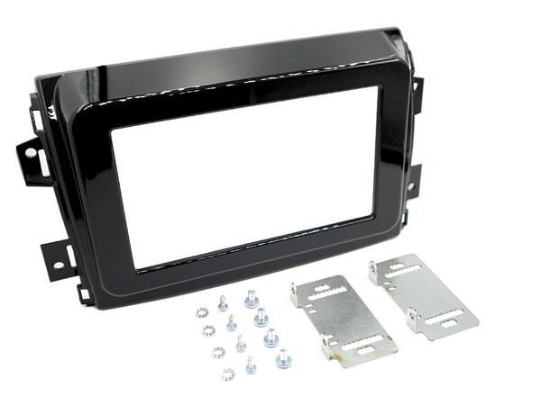 InCarTec Monteringskit 2-DIN Ducato/Movano (2022 -->) Sort blank