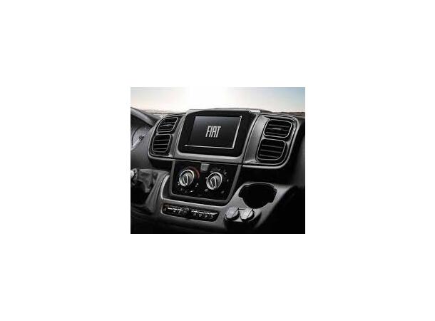 InCarTec Monteringskit 2-DIN Ducato/Movano (2022 -->) Sort blank