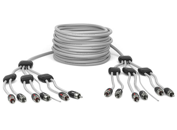HERTZ Marine  RCA 6-kanals, 10 meter IP67 marinegraderte RCA kabler 