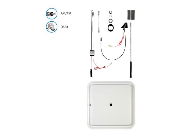 ATTB FM/DAB - SMB Antenne med monteringsplate 