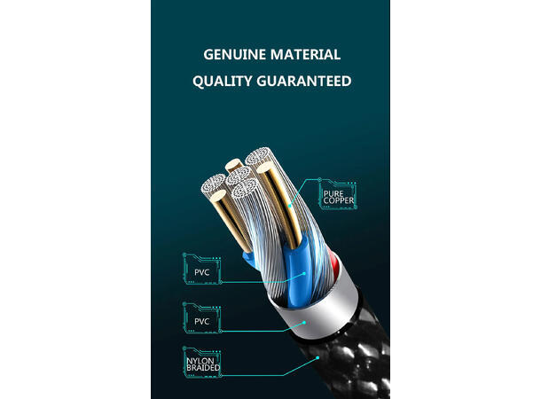 ConnectED Phone Kabel 1 meter Lightning USB til Lightning