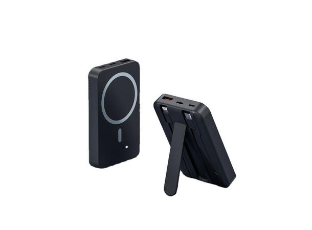ConnectED powebank 10.000mAh Trådløs m Type-C og Lightning kabel