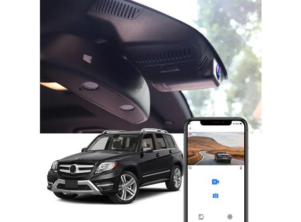 FITCAMX Integrert 4K Dashcam (front) MB GLK (X204) (2010 - 2015)