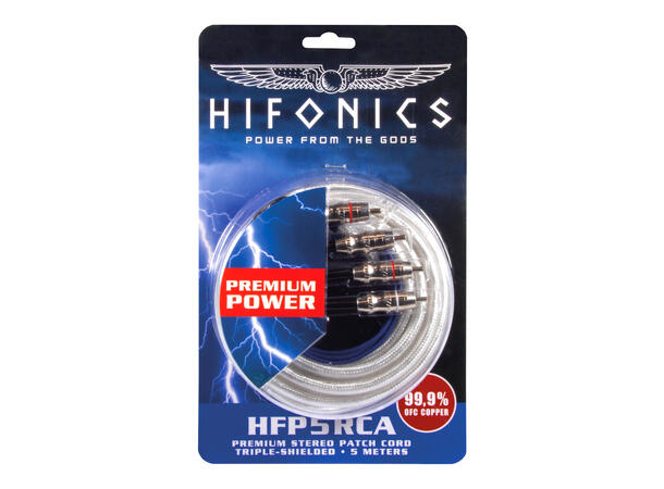 HiFonics Premium RCA 5m