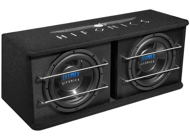 HiFonics TITAN TD250R 2x10" Basskasse 2x10" Bassreflekskasse