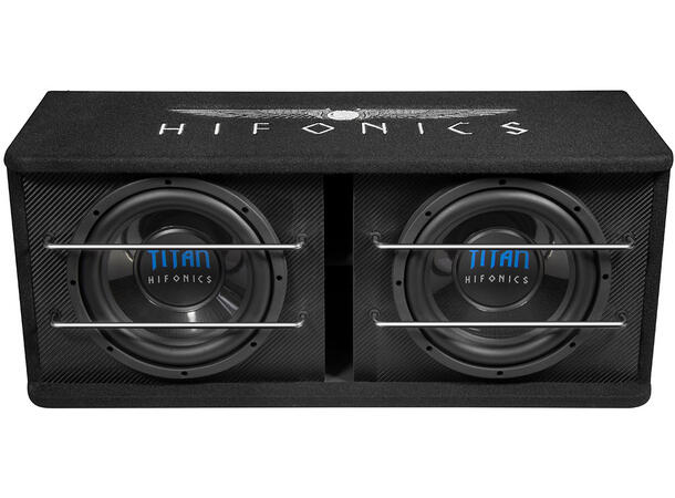 HiFonics TITAN TD250R 2x10" Basskasse 2x10" Bassreflekskasse