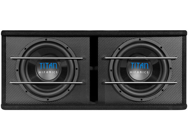 HiFonics TITAN TD250R 2x10" Basskasse 2x10" Bassreflekskasse