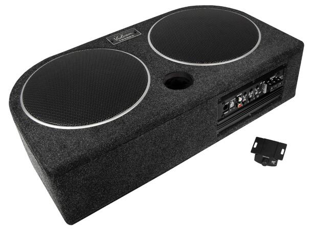 HiFonics VRX82A Aktiv Subwoofer 8" basskasse med slave