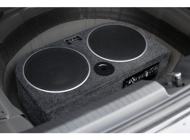 HiFonics VRX82A Aktiv Subwoofer 8" basskasse med slave