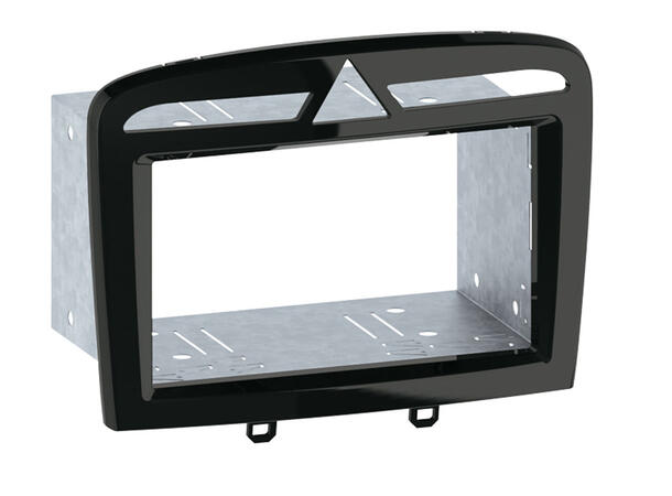 InCarTec monteringskit 2-DIN 308 (2007-2013) / RCZ (2011-2015) Sort