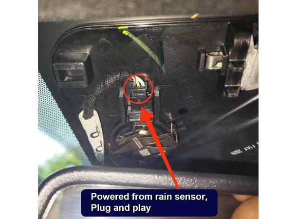 FITCAMX Integrert 4K Dashcam (foran) VW Amarok / Ford Ranger (2023 - 2025) 