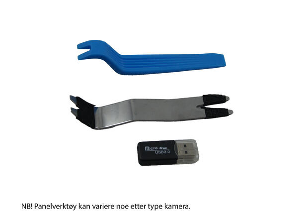 FITCAMX Integrert 4K Dashcam (foran) VW Amarok / Ford Ranger (2023 - 2025) 