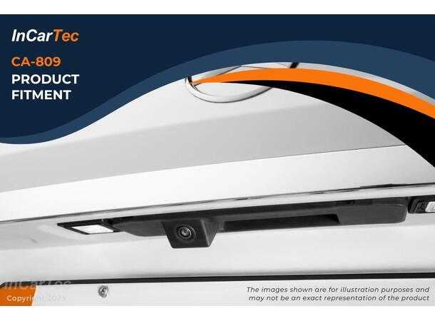 InCarTec Ryggekamera (håndtak) (CVBS) MB GLK (2013 - 2015) Se egen liste! 