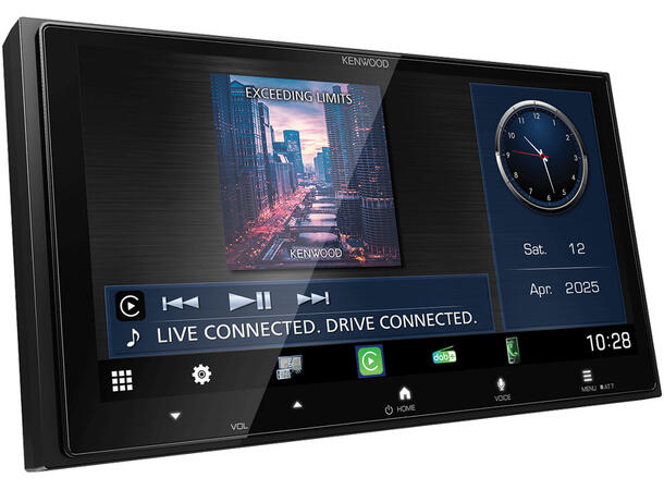 Kenwood DMX7525DABS 2-DIN MEDIASPILLER -  DAB BT USB/IPHONE 