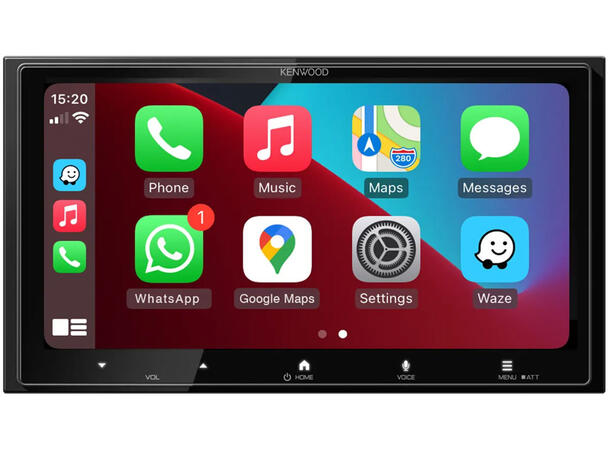 Kenwood DMX7525DABS 2-DIN MEDIASPILLER -  DAB BT USB/IPHONE 