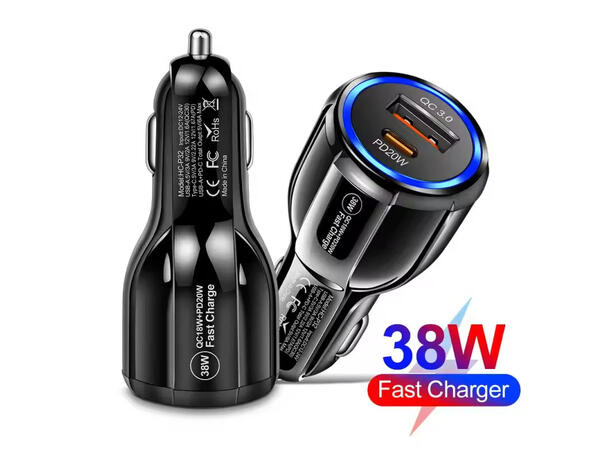 ConnectED Phone billader 48W, både USB og Type-C