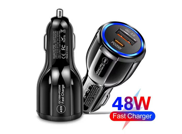ConnectED Phone billader 48W, både USB og Type-C