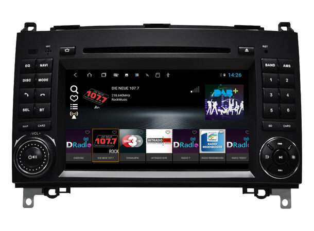 ESX i15 Smart Naviceiver m/7“ skjerm Mercedes/VW 