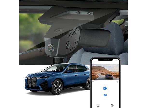 FITCAMX Integrert 4K Dashcam (foran) BMW iX (2022 -->)