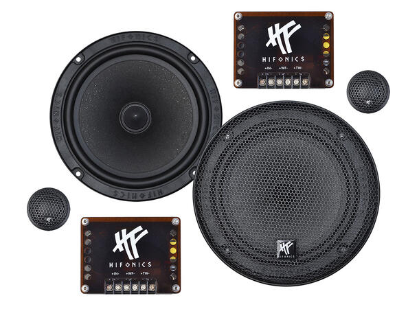 HiFonics TITAN 2-veis 6,5" komposett 16,5 cm (6,5") Komponentsett