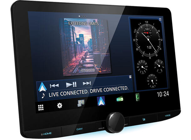 Kenwood DMX9724XDS 2-DIN MEDIASPILLER -  DAB BT USB/IPHONE